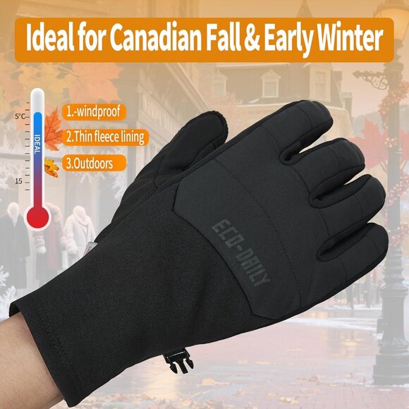 ⚡Eco daily Touchscreen Gloves Windproof Non Slip Grip Lightweight Winter Driv - Picture 5 of 7